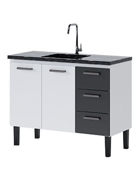 Cozinha em Aço Novo Venus