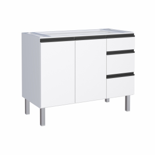 Gabinete de Cozinha em Aço Gaia Flat Cozimax 120