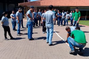 Treinamento e reciclagem da Brigada de Incêndio da Cozimax Móveis de Aço em 2018.