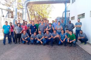 Treinamento e reciclagem da Brigada de Incêndio da Cozimax Móveis de Aço em 2018.