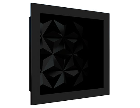 Nicho em Mármore Sintético Cozimax Medida 30 x 30 cor Preto