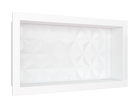 Nicho em Mármore Sintético Cozimax Medida 60 x 30 cor Branco