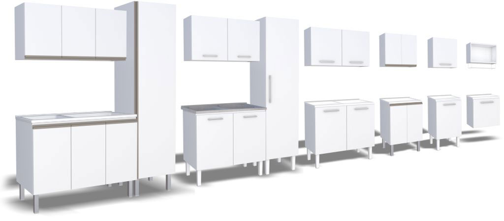Linha de Lavanderias Aço Cozimax Móveis